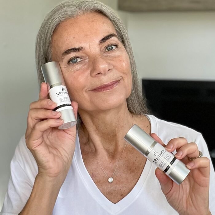 Vibriance Super C Serum for Mature Skin, Made in USA, All-In-One Formula Hydrates, Firms, Lifts, Smooths, Targets Age Spots, Wrinkles, Vitamin C Serum; 1 fl oz - Pack of 2 - Image 4