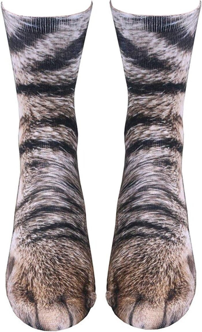 Funny Christmas Gift Animal Paw Socks Stocking Stuffers White Elephant Gifts for Adult Men Women Teens
