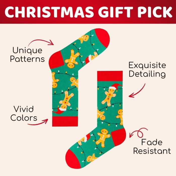 HAPPYPOP Christmas Gifts Stocking Socks for Teens - Secret Santa Socks, Xmas Stocking Stuffers for Kids - Image 6