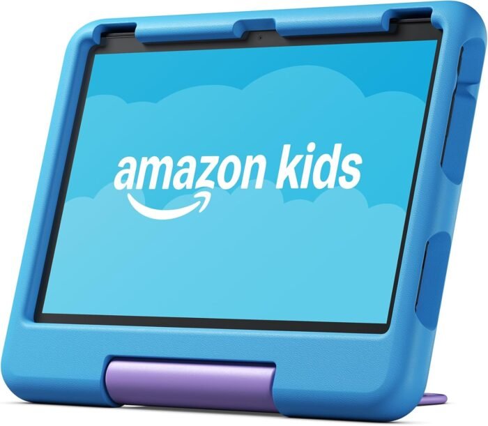 Amazon Fire 10 HD Kids tablet (newest model) ages 3-7 | Bright 10.1" HD screen with included ad-free and exclusive content, robust parental controls, 13-hr battery, 32 GB, Blue - Image 2