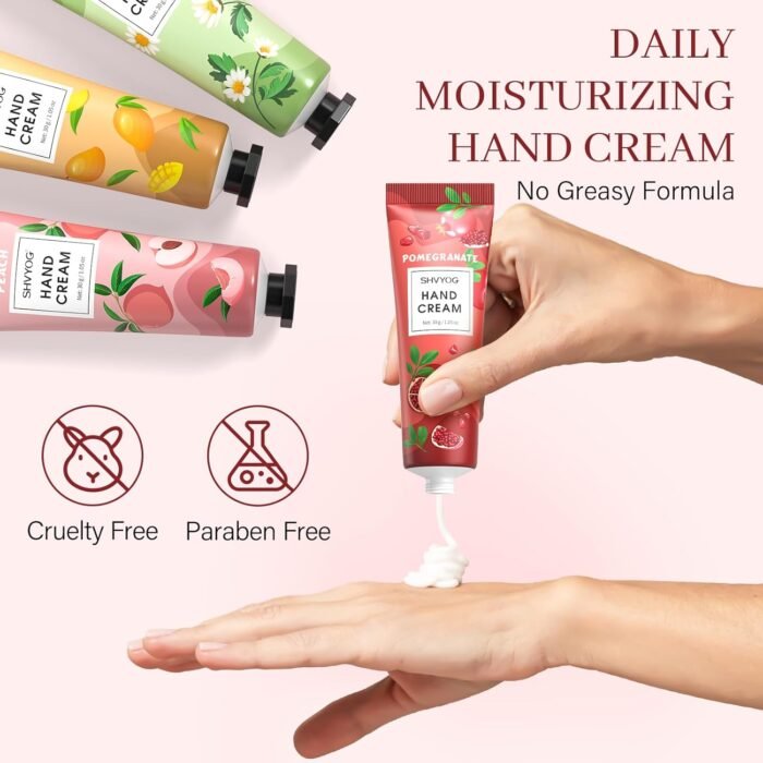 SHVYOG 28PCS Hand Cream Gift Set, Christmas Gifts Stocking Stuffers for Women, Bridesmaid Gifts Travel Size Hand Lotion for Dry Cracked Hands, Mini Hand Lotion Bulk, 28 x 30ml - Image 4