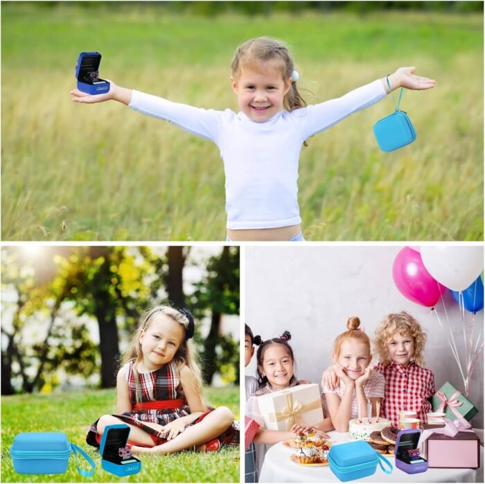 MGZNMTY Travel Carrying Case for Bitzee Disney/Bitzee Magicals/Bitzee Digital Pet Interactive Virtual Toy, Protective Storage Holder for Electronic Gadgets Toys for Kids (Case Only) (Magical Blue) - Image 5