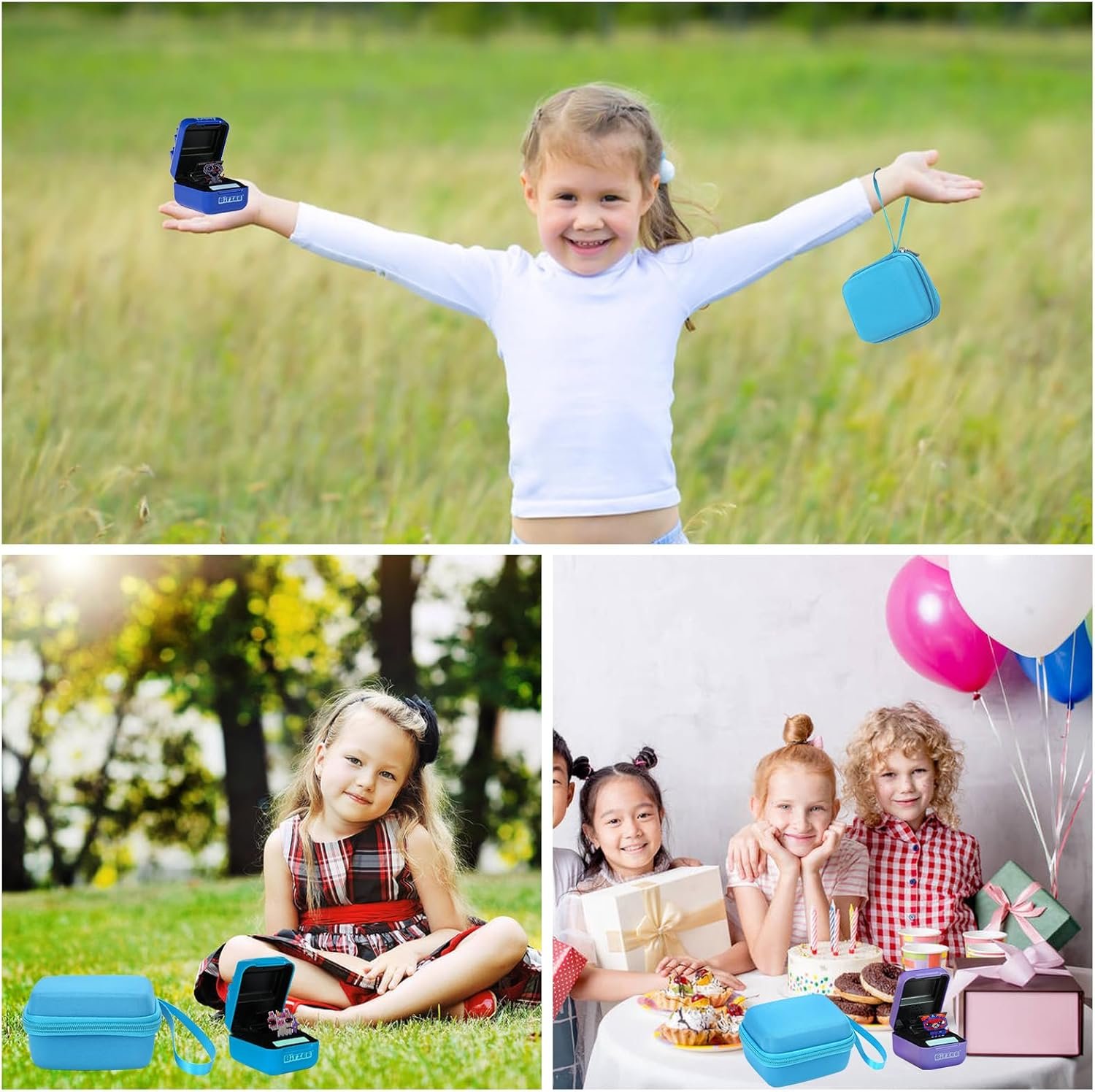 MGZNMTY Travel Carrying Case for Bitzee Disney/Bitzee Magicals/Bitzee Digital Pet Interactive Virtual Toy, Protective Storage Holder for Electronic Gadgets Toys for Kids (Case Only) (Magical Blue) - Image 5