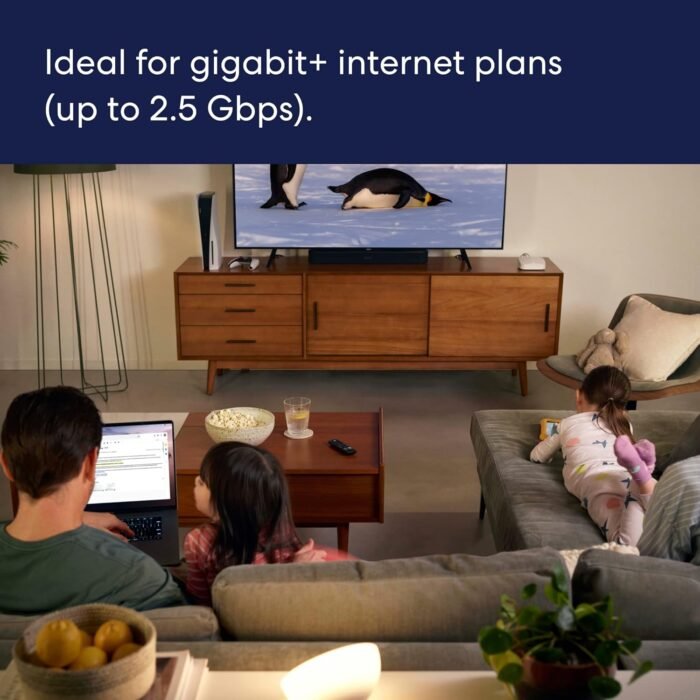 Certified Refurbished Amazon eero Pro 6E mesh Wi-Fi router | Fast and reliable gigabit + speeds | connect 100+ devices | Coverage up to 6,000 sq. ft. | 3-pack, 2022 release - Image 3