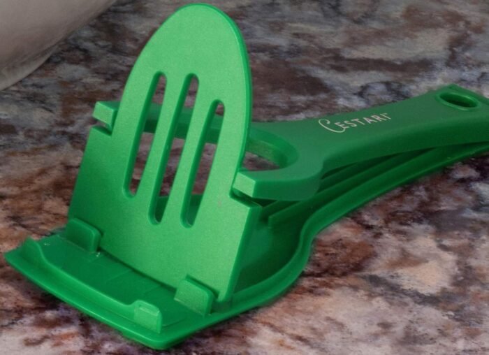 Cestari Recipe Holder Stand for Smartphones and Tablets, Keep Your Phone, Kindle, or iPad Convenient While Cooking - Original Kitchen Gadget Phone and Tablet Stand - Image 4