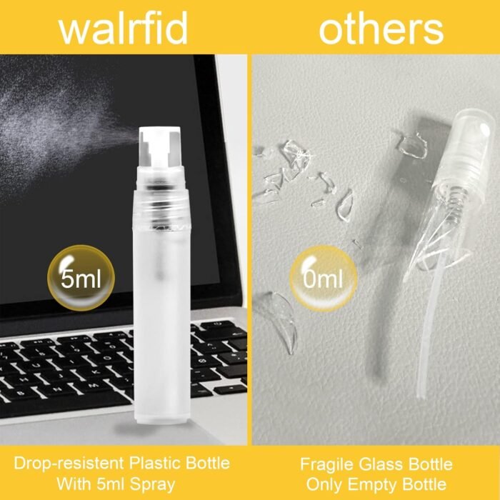 Walrfid Airpods Electronic Screen 7 in 1 Cleaner Kit Laptop Keyboard Cleaning Tool for ipad/iwatch/Computer/Phone/MacBook with 5ml Touchscreen Cleaners Mist (Grey) - Image 7