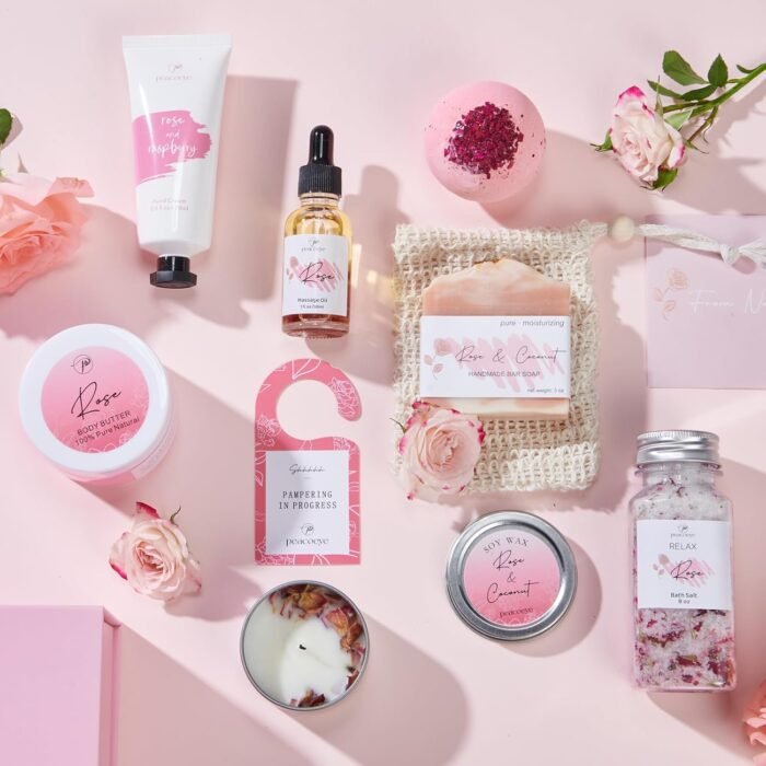 Spa Gifts for Women Christmas Gifts Bath Gift Baskets Relaxing Spa Self Care Gift for Mom Her Sister Wife Auntie Home Bath Care Package Thank You Gift Birthday Gift for Women Friendship Ideas - Image 3