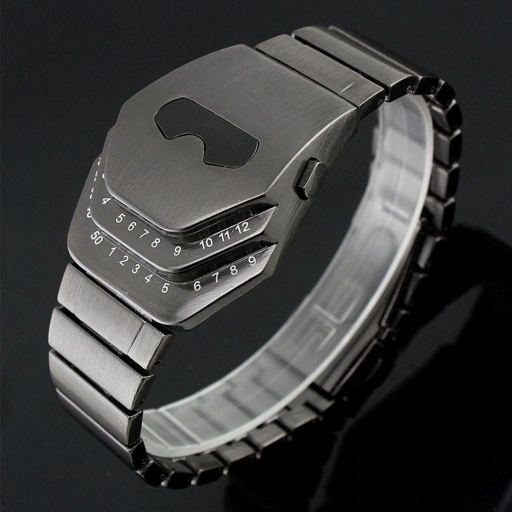 Men's Peculiar Cool Gadgets Interesting Amazing Snake Head Design Blue LED Watches WTH8021 - Image 4