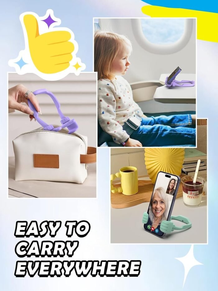 Stocking Stuffers for Teens Girls Adults Women Gifts for Christmas Cell Phone Stand: Adjustable Lazy Thumbs Up Phone Holder for Teenagers Boys Kids - Image 6