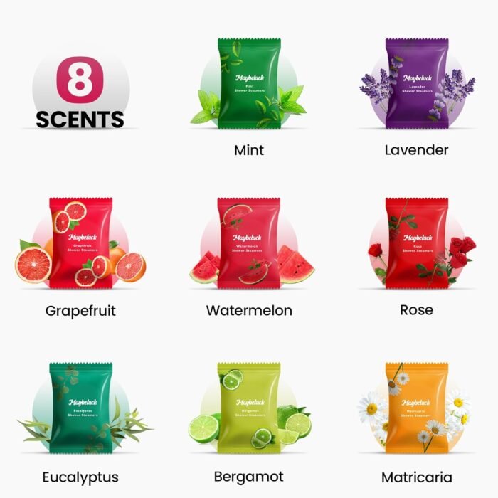Shower Steamers Aromatherapy-24 Packs Shower Bombs of Natural Essential Oils, Personal Self Care, Stocking Stuffers Christmas Gifts for Women Men Adults - Image 3