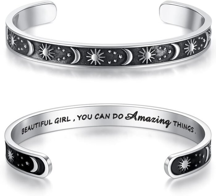 SAM & LORI Personal Bracelets for Teens/Women-Inspirational Jewelry Gifts (Various Designs) for Daughter/Sister/Mom/Friends-Adjustable Bracelet in a Pretty Gift Box
