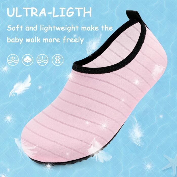 ANLUKE Kids Boys Girls Water Shoes Barefoot Aqua Socks Fast Dry Beach Swim Outdoor Sports Shoes for Toddler - Image 3