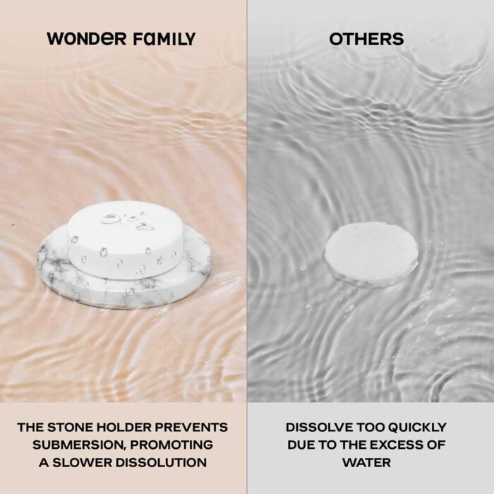 Shower Steamers Aromatherapy + Stone Tray - 8 Pack Shower Bombs for Women & Men - Shower Essentials for Women - SPA Gifts for Women with Green Tea Eucalyptus for Shower - Shower Tablets Aromatherapy - Image 3