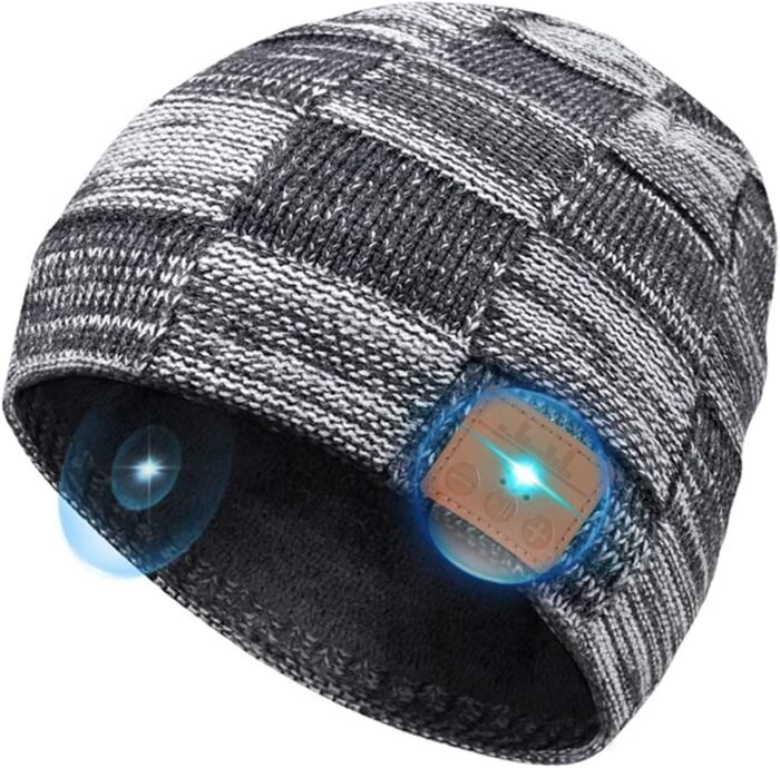 HANPURE Gifts for Men Bluetooth Beanie Hat - Christmas Stocking Stuffers for Men Birthday Gift for Dad Husband Gadgets Cap - Image 8