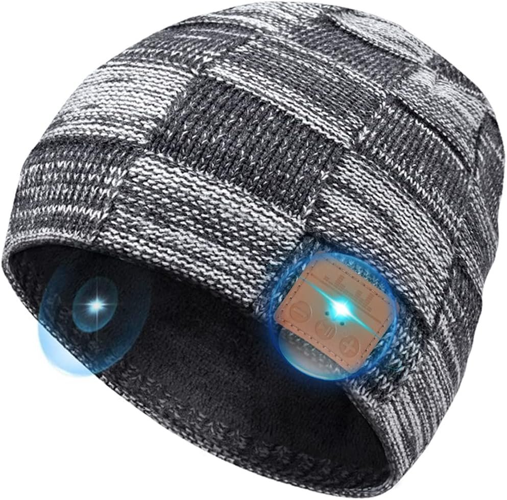 HANPURE Gifts for Men Bluetooth Beanie Hat - Christmas Stocking Stuffers for Men Birthday Gift for Dad Husband Gadgets Cap - Image 8
