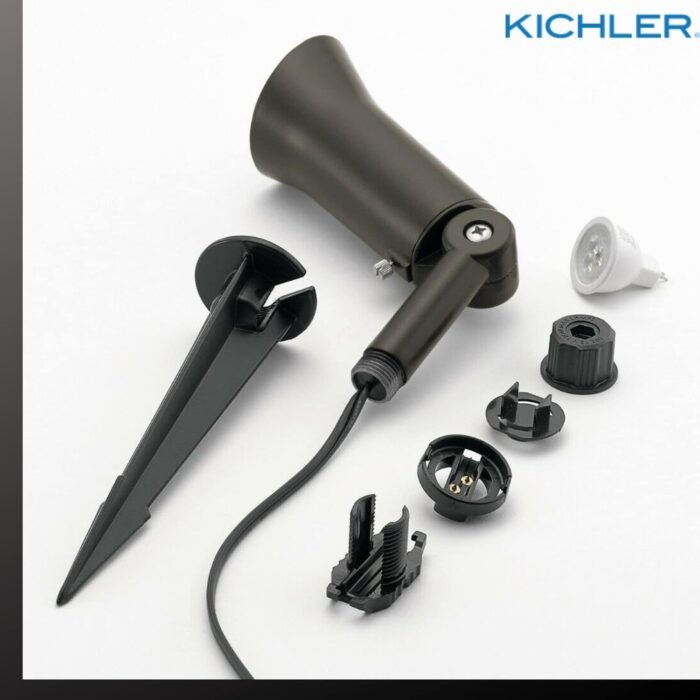 Kichler Landscape 28311-250-Lumen 3-Watt Olde Bronze LED Spot Light (4 Pack) - Image 4