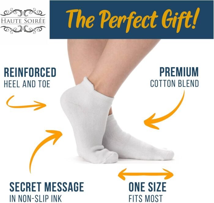 Haute Soiree Women's Novelty Socks - “If You Can Read This, Bring Me Some” - One Size Fits All - Image 2