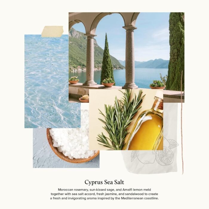 Thymes Cyprus Sea Salt Moisturizing Hand Lotion - Hand Moisturizer with Shea Butter & Aloe Vera for Beauty and Personal Care - Hand Lotion for Dry Skin - Hand Lotion for Women & Men (9.0 fl oz) - Image 3