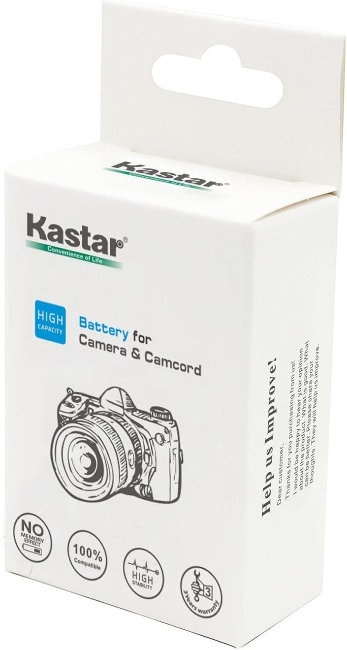 Kastar Lithium Ion Camera Battery for Sony G Type NPBG1 NP-BG1 Sony Cyber-Shot DSC-H3 DSC-H7 DSC-H9 DSC-H10 DSC-H20 DSC-H50 DSC-H55 DSC-H70 DSC-H90 DSC-W80 DSC-W85 DSC-W90 DSC-WX1 DSC-WX10 HDR-GW55 - Image 3