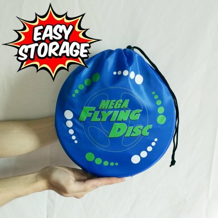 Giant Flying Disc Soft, Foldable & Floats in Air - Encourage Outdoor Play & Family Fun - Great for Kids, Parent-Child Interaction, and School Activities - Image 6