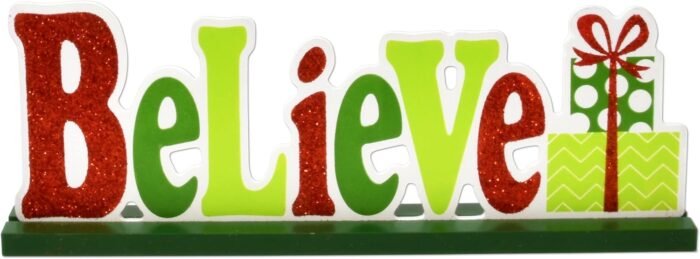 Gift Boutique 6 Christmas Table Signs Decorations Wooden Centerpiece Tabletop Snowman Wood Desktop Decor for Kitchen Home Xmas Holiday Party Supplies - Image 3