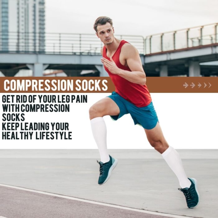 ACTINPUT Copper Compression Socks Men Women Circulation 4 Pairs-Best Support for Nurses,Running,Cycling - Image 3