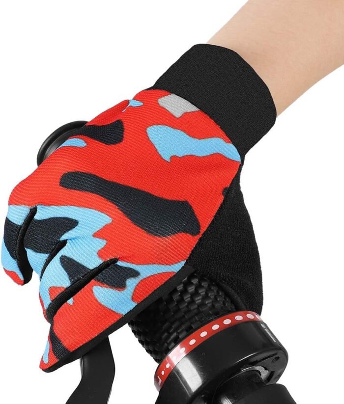 Accmor Kids Cycling Gloves, Kids Fishing Gloves, 4-10 Years Boys Girls Kids Sport Gloves, Breathable Non-Slip Full Finger Gloves for Child Cycling Climbing Riding Biking Outdoor Sports - Image 6