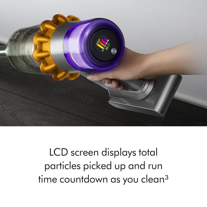 Dyson V15 Detect Plus Cordless Vacuum, Yellow/Nickel - Image 7