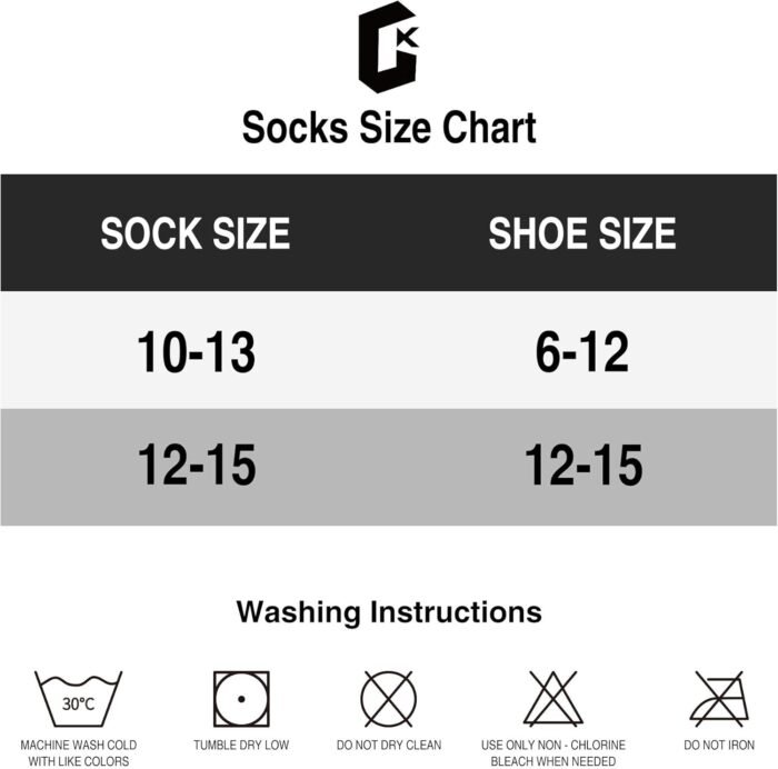 GKX Men's Merino Wool Moisture Wicking Outdoor Hiking Heavy Duty Work Cushion Crew Socks - Image 7