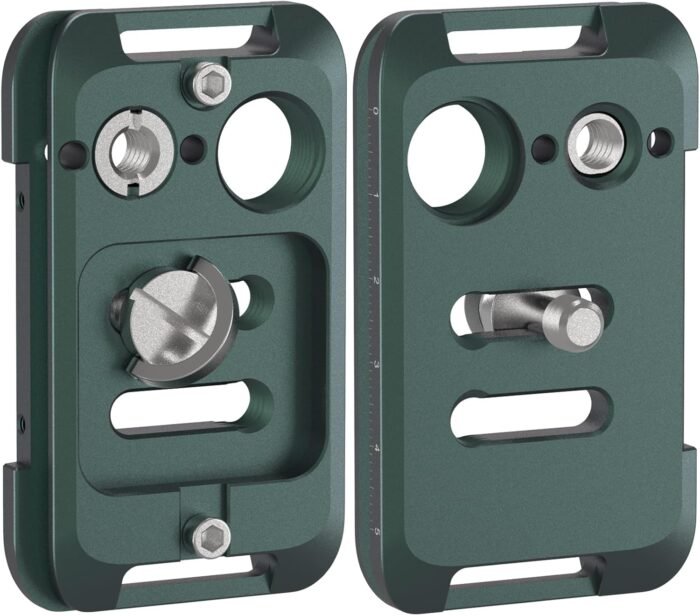 MINIFOCUS Quick Release Plate, 70mm Universal Camera Arca Swiss Plates with Wide D Stainless Steel Screw/Arca-Swiss Dovetail for DSLR Camera Tripod Ballhead - Image 2