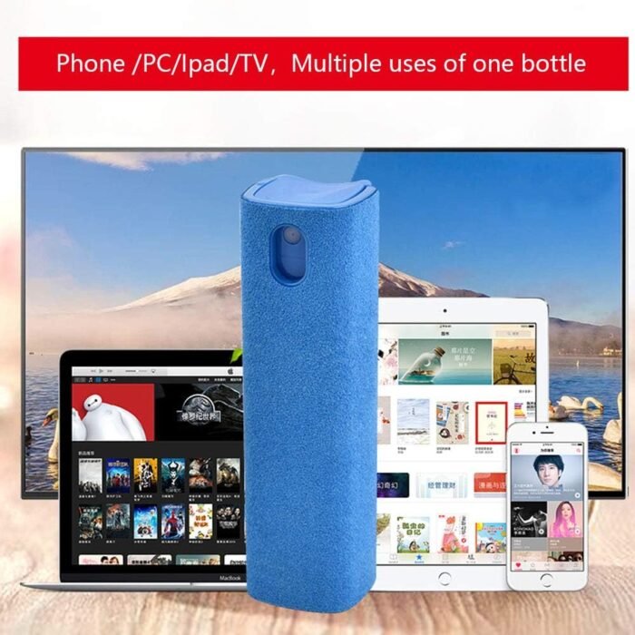 YTT Touchscreen Mist Cleaner, Screen Cleaner Spray, Electronic Screen Cleaner, Screen Cleaner for You iPad, Laptop, MacBook Pro, Cell Phone, iPhone Smartphones, Versatile Cleaners (Blue) - Image 5