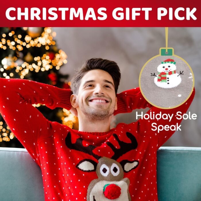 HAPPYPOP Christmas Gifts Stocking Socks for Mom Dad - Secret Santa Socks Xmas Stocking with Greeting Card for Teen Boys Girls, Christmas Stocking 4 Pack - Image 5