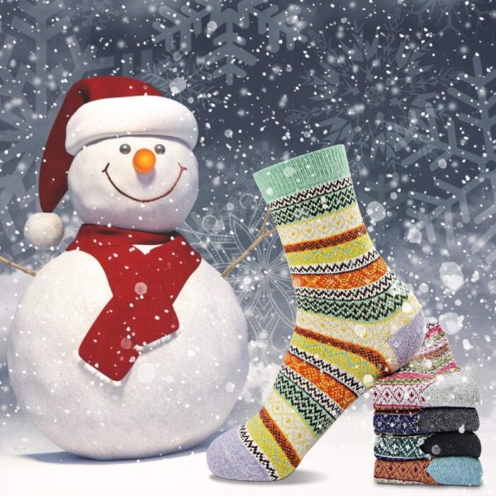 FYC Women Socks Winter - Gifts for Women - Warm Thick Soft Wool Socks Christmas Gifts Socks Cozy Crew Socks - Image 7