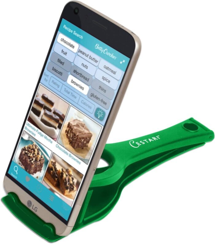Cestari Recipe Holder Stand for Smartphones and Tablets, Keep Your Phone, Kindle, or iPad Convenient While Cooking - Original Kitchen Gadget Phone and Tablet Stand - Image 9