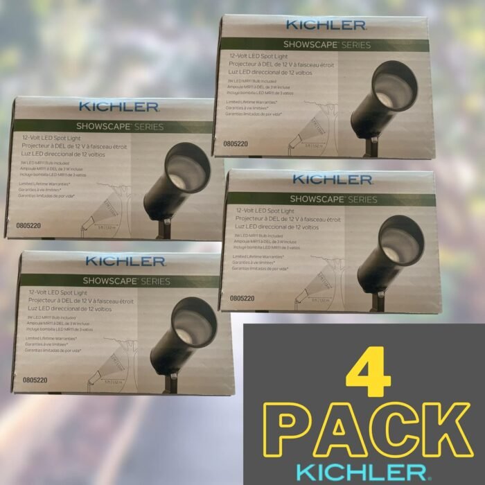 Kichler Landscape 28311-250-Lumen 3-Watt Olde Bronze LED Spot Light (4 Pack) - Image 8