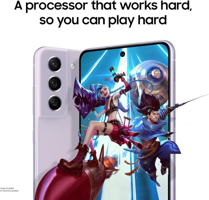 SAMSUNG Galaxy S21 FE 5G Cell Phone, Factory Unlocked Android Smartphone, 128GB, 120Hz Display Screen, Pro Grade Camera, All Day Intelligent Battery, US Version, 2022, White - Image 7