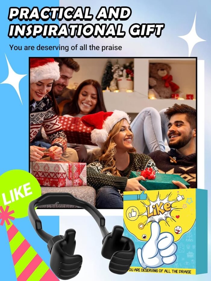 Stocking Stuffers Gifts for Teens Boys Girls Cell Phone Stand: Upgrade for Men Adults Kids Adjustable Lazy Thumbs Up Phone Holder for Desk Cool Gadgets Fun Gifts Ideas for Him Wife - Image 3