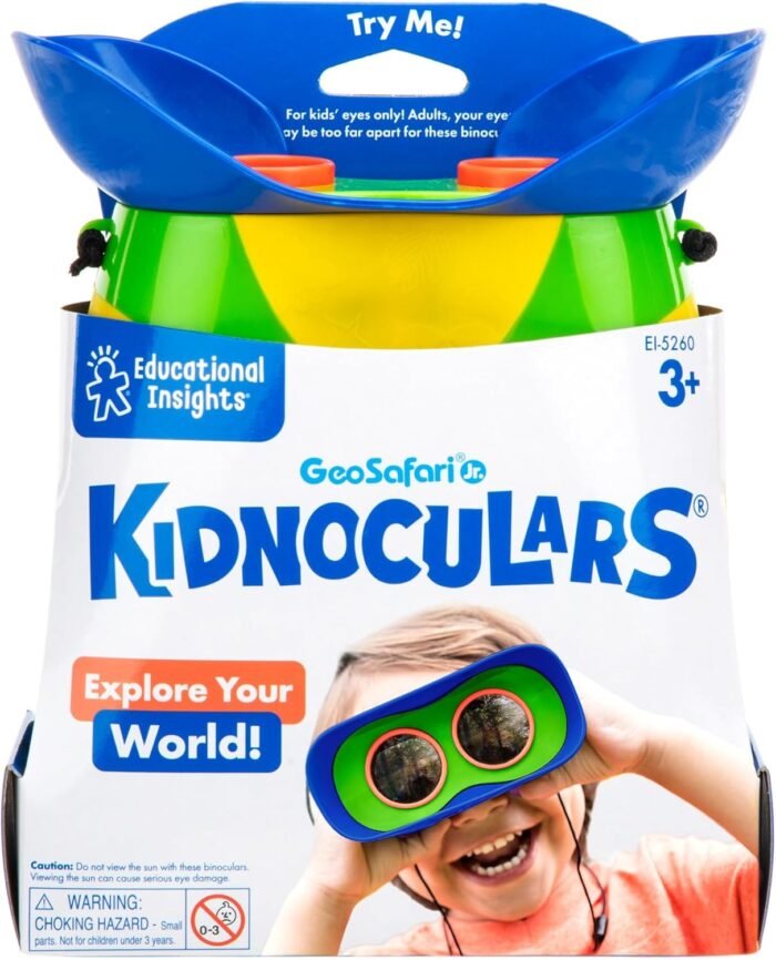 Educational Insights GeoSafari Jr. Kidnoculars - Binoculars for Kids Ages 3+, STEM and Outdoor Toys for Toddlers, Gifts for Toddlers, Stocking Stuffers for Kids - Image 8