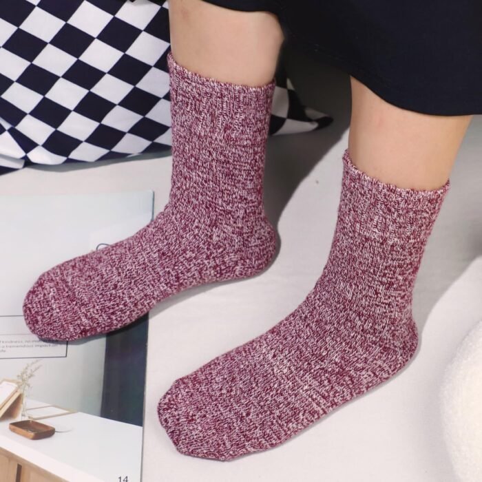 Loritta Wool Socks for Women Warm Winter Socks Thick Knit Soft Cabin Cozy Crew Boot Socks Gifts - Image 5