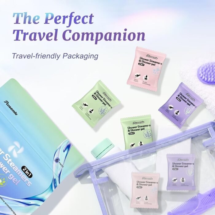 Shower Steamers Aromatherapy 6 Pack - Birthday Gifts for Women, 2-in-1 Shower Steamers and Body Wash, Stress Relief and SPA Gifts for Women Mom, Christmas Gifts Stocking Stuffers for Women Adults - Image 4