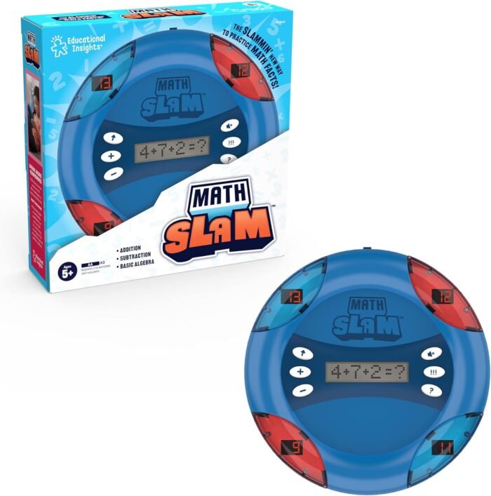 Educational Insights Math Slam Digital Math Game, Handheld Electronic Math Game For Kids, Ages 5+ - Image 6