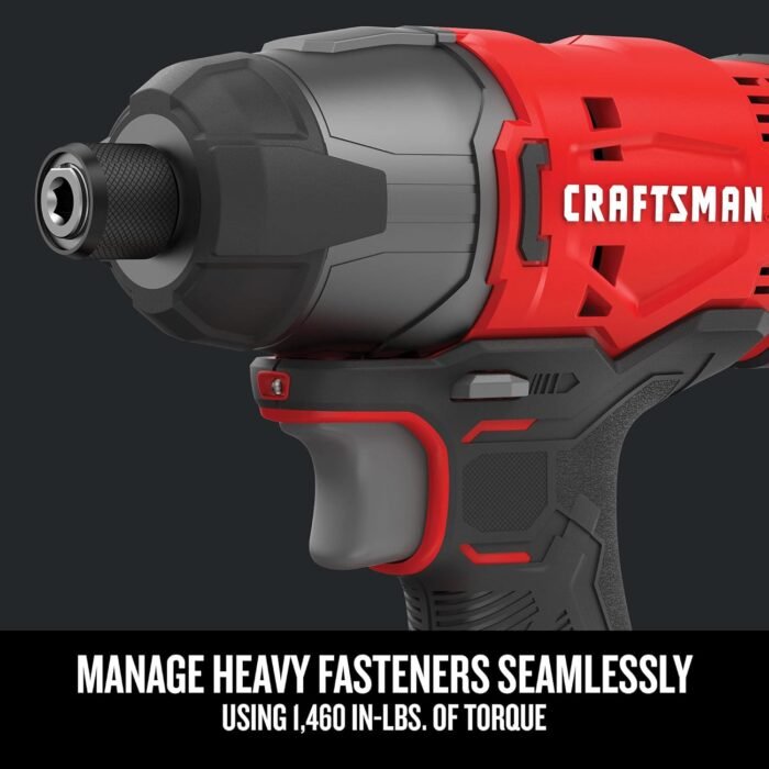 CRAFTSMAN V20 MAX Power Tool Combo Kit, 4-Tool Cordless Power Tool Set (CMCK401D2AM) - Image 5