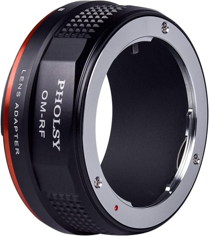 Lens Mount Adapter Manual Focus: Compatible with Olympus OM Lens to Canon RF (EOS R-Type) Camera Body - Image 6