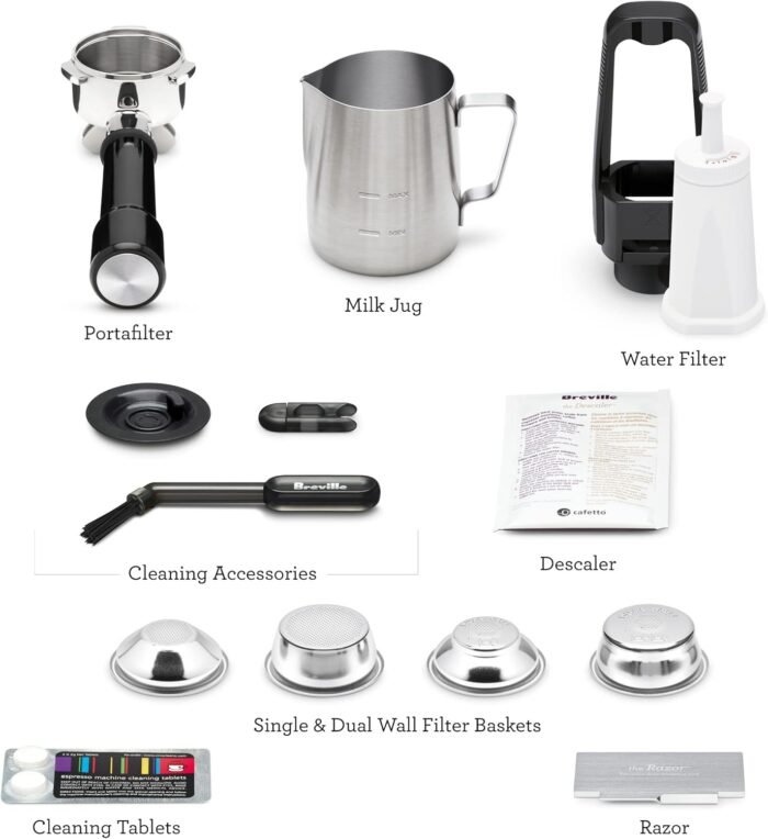 Breville the Barista Touch Impress Espresso Machine with Grinder & Milk Frother, Espresso Maker with Assisted Tamping, Cappuccino & Latte Machine for Home, BES881BSS, Brushed Stainless Steel - Image 8