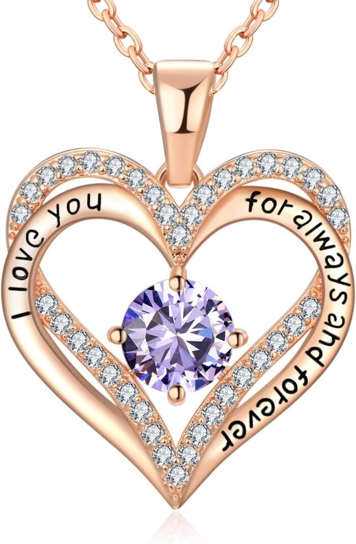 18K Rose Gold Necklaces for Women Birthday Gifts for Women Jewelry for Women Birthday Gifts for Wife Girlfriend Daughter Wife Birthday Gifts for Anniversary Mothers Day Christmas Valentines Gifts