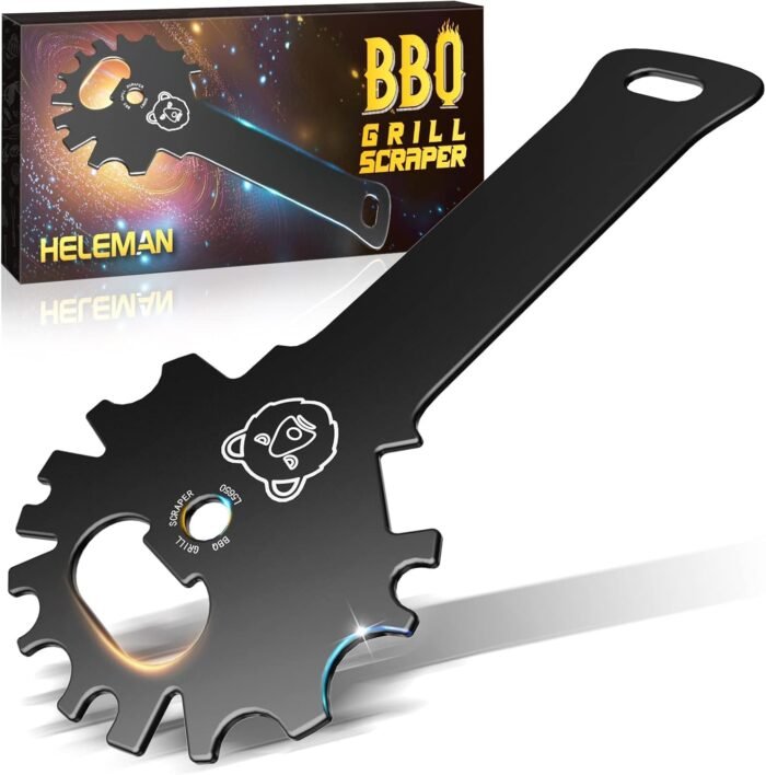 Grilling Gifts for Men Stocking Stuffers BBQ Grill Scraper: Women Gifts for Christmas Grill Accessories Cleaner Scraper Cool Stuff Gadgets for Teens Adults Husband Dad Birthday Gifts Kitchen Gadgets