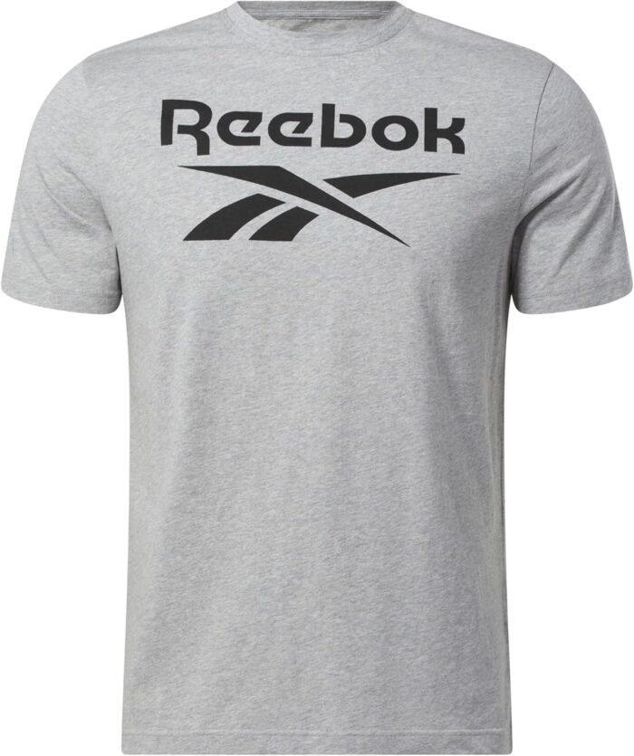 Reebok Men's Identity Big Stacked Logo Tee