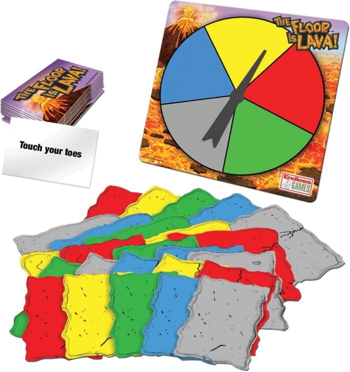 The Original The Floor is Lava! Game by Endless Games - Interactive Game For Kids And Adults - Promotes Physical Activity - Indoor And Outdoor Safe - Image 5