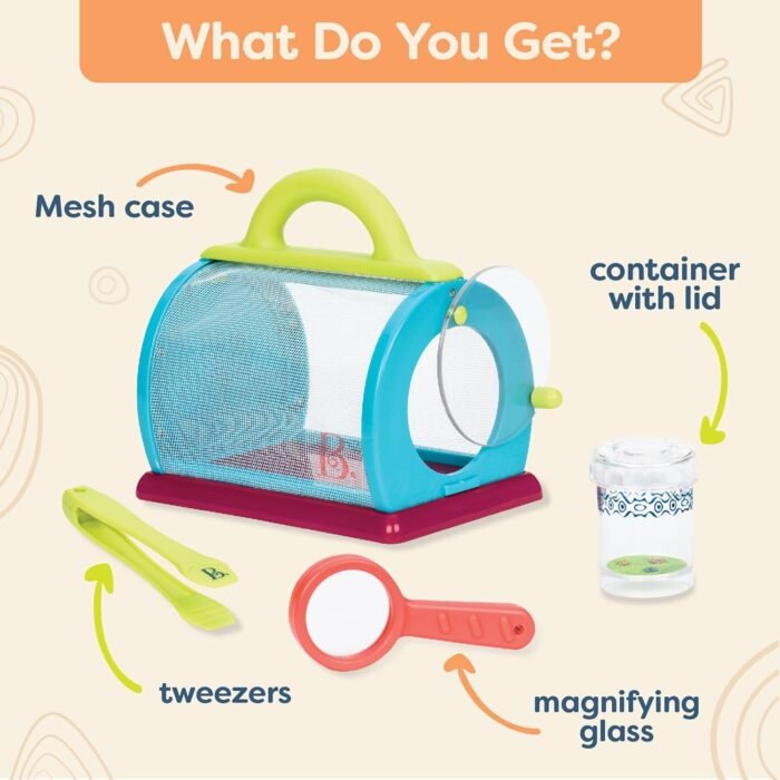 B. toys- Bug Bungalow- Bug Catching Kit- Sports & Outdoors- Insect Catching Set- Summer Toys- Educational & Developmental – 3 Years + - Image 4