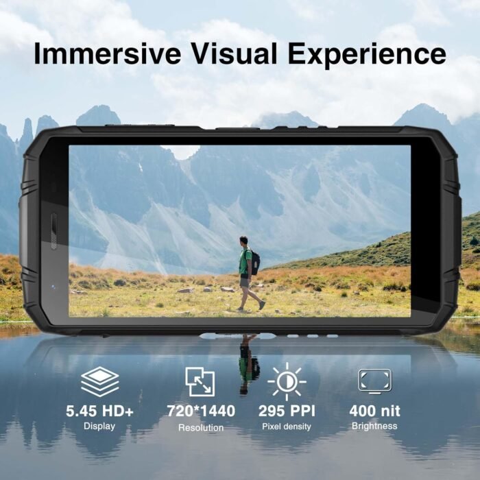 DOOGEE S41 MAX Rugged Smartphones, 16GB + 256GB/1TB Unlock Mobile Phones, Android 13 Rugged Phone, 6300mAh Battery, 5.5" HD+ Rugged Mobile Cell Phone, IP68/69K/Dual 4G SIM/Face ID/OTG/NFC/GPS, Green - Image 3